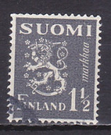 Finland, 1940, Lion, 1 ½mk, USED - Gebraucht