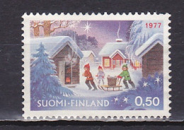 Finland, 1977, Christmas, 0.50mk, UNUSED NO GUM - Ungebraucht