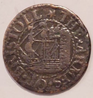 Farthing The Armes Of Bristoll 1652 - Altri & Non Classificati