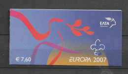 2007 MNH Greece Europa Postfris** - Postzegelboekjes