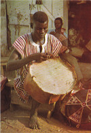 GHANA - Craftsman - Decorative Leatherwork - Ghana - Gold Coast