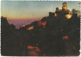 AC6371 Repubblica Di San Marino - La Rocca - Panorama Al Tramonto - Sunset Coucher / Viaggiata - San Marino