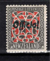 NZ 1936 9d Maori Panel Official Green Opt SG O129 HM #CBL10 - Service