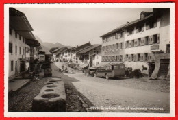 DAK-16 RARE Gruyères  Rue Et Anciennes Mesures. Autobus Saurer.  NC - Gruyères