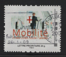 Timbre Personnalise Oblitere - Lettre Prioritaire 20g - Mobilite - Usati