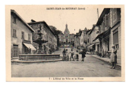 (38) 376, Saint St Jean De Bournay, Cellard 7, L'Hotel De Ville Et Le Place - Saint-Jean-de-Bournay