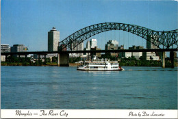 Tennessee Memphs On The Mississippi River Showing The Memphis Queen III - Memphis