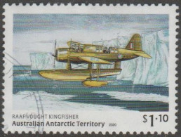 AUSTRALIALIAN ANTARCTIC TERRITORY-USED 2020 $1.10 Wyatt Earp Expedition 1948 - HMAS Wyatt Earp & Vought King Fisher - Gebruikt