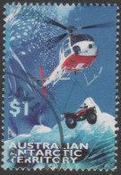 AUSTRALIALIAN ANTARCTIC TERRITORY-USED 1998 $1.00 Transport - Helicopter Lifting A Quad - Oblitérés