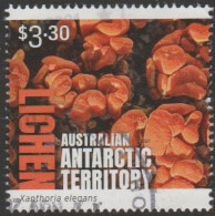 AUSTRALIALIAN ANTARCTIC TERRITORY-USED 2021 $3.30 Lichen - Xanthora Elegans - Usados