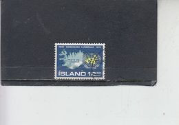 ISLANDA  1970 - Unificato  402° - Nazioni .Unite. - Usati