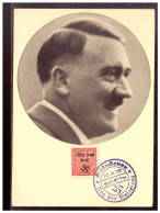Sudetenland (021210) Propagandakarte Männer Der Zeit Nr 91, Der Führer A. Hitler, Als Maxikarte Mit Rumburg Marke MNR 3 - Sudetenland