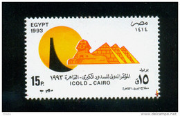 EGYPT / 1993 / ICOLD / INTL. CONGRESS ON LARGE DAMS / PYRAMIDS / SPHINX / MNH / VF - Ungebraucht