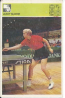 Trading Card KK000287 - Svijet Sporta Table Tennis Ping Pong Hungary Judit Magos 10x15cm - Tenis De Mesa