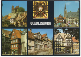 Quedlinburg Am Harz - Schlossberg, (Am) Marktplatz, Aufstieg Zum Schloss, Klopstockhaus  - (Deutschland) - Quedlinburg