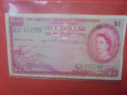 BRITISH CARIBBEAN TERRITORIES(Brit. Guiana) 1$ 1955 Circuler (B.29) - Caraibi Orientale