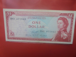 EAST-CARAIBES 1$ ND (1965) Signature N°10 Circuler (B.29) - Caribes Orientales
