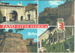 Fano (Pesaro) Vedute: Arco Di Augusto, Palazzo E Rocca Malatestiana - Fano
