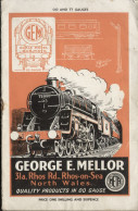 Catalogue GEM 1957 George E.Mellor RAILWAYS 00 & TT Gauge + Flexi-Trak - Inglés