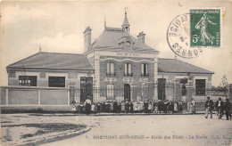 91-BRETIGNY-SUR-ORGE- ECOLE DES FILLES - LA SORTIE - Bretigny Sur Orge