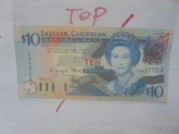 EAST-CARAIBES 10$ ND (1993)(Antigua) Neuf/UNC (B.29) - East Carribeans