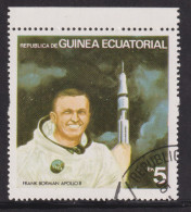 1978 Äquatorial-Guinea,  Raumfahrt   Yt:GQ 124-C,  Frank Borman - Apollo 8 - Guinée Equatoriale