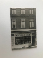 Gilly   Charleroi   CARTE PHOTO    Boucherie Des 4 Bras   Chaussée De Fleurus - Charleroi