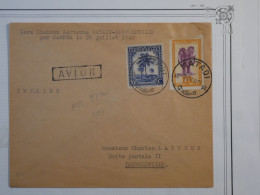 BP19 CONGO BELGE   BELLE LETTRE RR IER VOL MATUDI  LEOPOLDVILLE  1948  +AERIEN++AFFRANCH. INTERESSANT - Briefe U. Dokumente