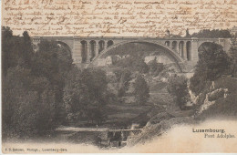 LUXEMBOURG . Pont Adolphe ( Rare Vue) - Luxemburg - Stadt