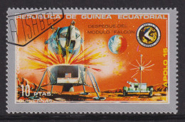 1972 Äquatorial-Guinea,  Raumfahrt  Mi:GQ 22, Yt:GQ 15-E, Apollo 15, Lander / Landung - Guinée Equatoriale