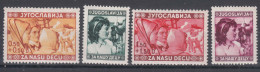 Yugoslavia Kingdom 1940 Mi#418-421 Mint Hinged - Unused Stamps
