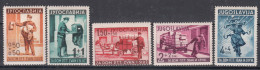 Yugoslavia Kingdom 1940 Mi#408-412 Mint Hinged - Ungebraucht