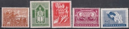 Yugoslavia Kingdom 1940 Mi#413-417 Mint Hinged - Unused Stamps