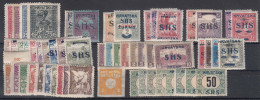 Yugoslavia, Kingdom SHS, Issues For Croatia 1918/1919 Mi#51-98 Including Porto, Mint Hinged Complete - Unused Stamps