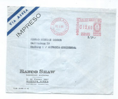 Argentina > Airmail Cover Via Germany,red Meter Stamp 1965 - Luftpost