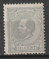 1872 Koning Willem III 12,5 Ct. NVPH 22 MNH ** (cat € 450,-). See 2 Scans And Description - Neufs