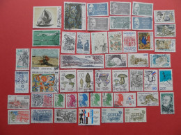 FRANCE OBLITERES LUXE : ANNEE COMPLETE 1987 SOIT 48 TIMBRES POSTE DIFFERENTS + PA 60 - 1980-1989