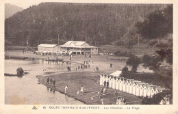 FRANCE - 03 - Route Thermale D'Auvergne - Lac Chambon - La Plage - Carte Postale Ancienne - Other & Unclassified