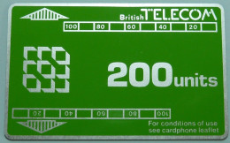 UK - Great Britain - BT - 200 Unit - Prototype - 3 Digit Control 508 - Mint - RRRRR - BT Emissions Internes