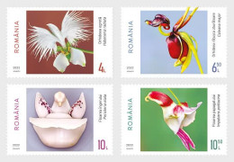 Romania 2022 Fantasies Of The Flora Stamps 4v MNH - Nuevos