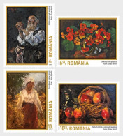 Romania 2022 The 150th Anniversary Of Birth Of Octav Bancila, Painter Stamps 4v MNH - Nuevos
