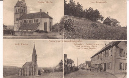 WASSELONNE 4 BILD Epicerie église 2x   Hotel  Feldpost 1916   822/d4 - Wasselonne