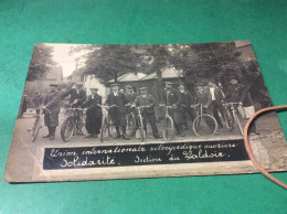 ️ VALDOIE Union Internationale Vélocipédique Ouvriere Solidarité CARTE-PHOTO RARE - Valdoie