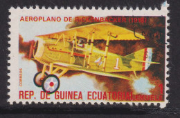 1979 Äquatorial-Guinea, Flugzeuge Mi:GQ J1600°,  Aeroplano De Rickenbacker - Guinée Equatoriale