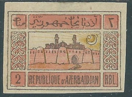 1919 AZERBAIGIAN SOGGETTI VARI 2 R MH * - SV5-4 - Azerbaïjan