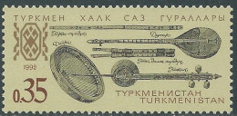 1992 TURKMENISTAN STRUMENTI MUSICALI MNH ** - SV12-4 - Turkménistan