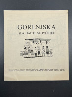 Delcampe - Ancienne Brochure Touristique Gorenjska La Haute Slovénie - Slovenija Jugoslavija - Slovénie Yougoslavie - Dépliants Turistici