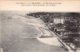 FRANCE - 33 - ARCACHON - La Rade D'Arcachon En Avion Pris à Bord Du Curtiss De Paulhan Par Léo  - Carte Postale Ancienne - Arcachon