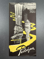 Ancienne Dépliant Brochure Touristique Postojna  - Slovenija Jugoslavija - Slovénie Yougoslavie - Reiseprospekte