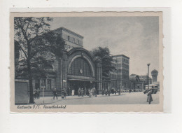 Antike Postkarte   KATTOWITZE O./S. HAUPTBAHNHOF - Schlesien